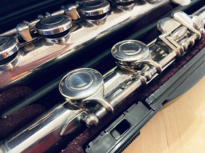 【現代樂器】已售出！49折託售！日本製造 中古 Yamaha Flute YFL-211 加e鍵長笛 二手 YFL211