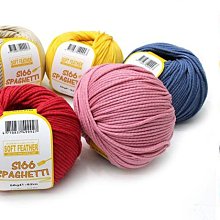 蘇菲亞 SPAGHETTI 細義麵 原價$160→$130 歐洲SOFT FEATHER ☆彩暄手工坊☆