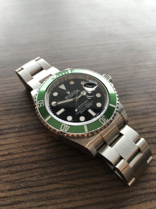 D✚L 正品手錶 ROLEX 16610LV 綠水鬼 已售出