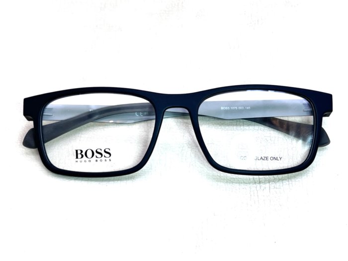 【本閣】HUGO BOSS 1075德國精品光學眼鏡圓框 薄鋼鏡腳霧黑色 icberlin mykita bywp