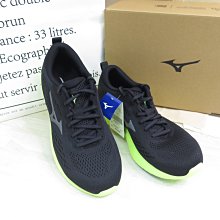 Mizuno WAVE REVOLT 2 男款 一般型 慢跑鞋 J1GC218153 黑x綠【iSport愛運動】