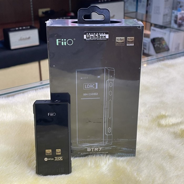 現貨》《公司貨》FiiO BTR7 DAC LDO 藍牙耳擴接收器旗艦隨身Hi-Fi藍牙