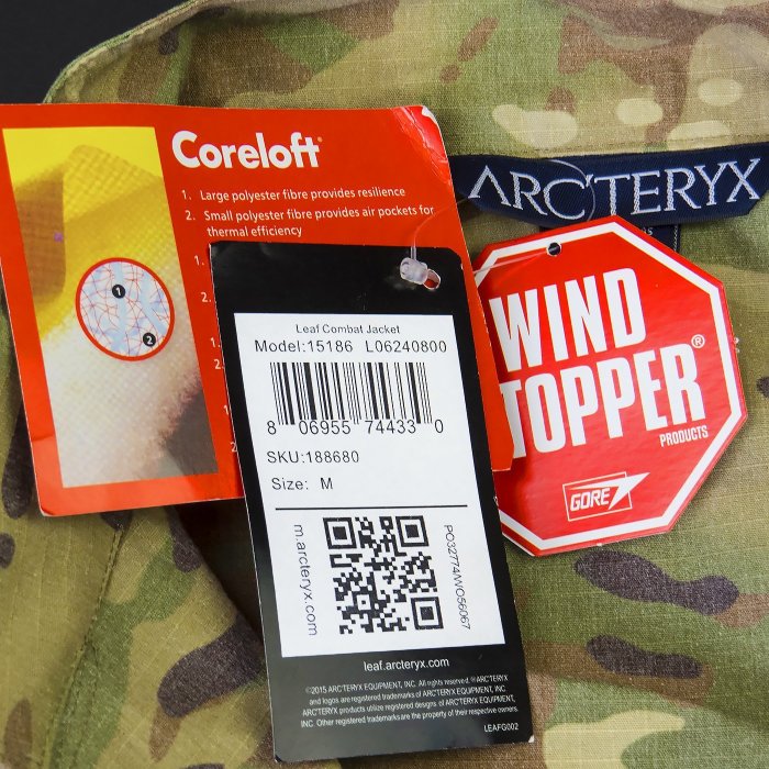 加拿大頂級戶外品牌Arc'Teryx 始祖鳥LEAF Alpha MultiCam軍事迷彩防風襯衫