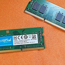 【ROL精選】美光Micron 4GB Crucial DDR4 2400 SODIM 1.2V/筆電記憶體