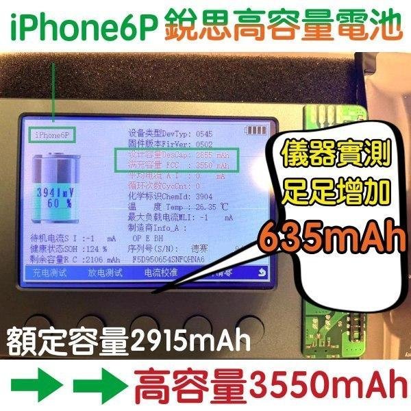 不高包退 3550mAh【6大好禮】附發票 iPhone6+ 銳思高容量電池 iPhone6 Plus 銳思原廠電池