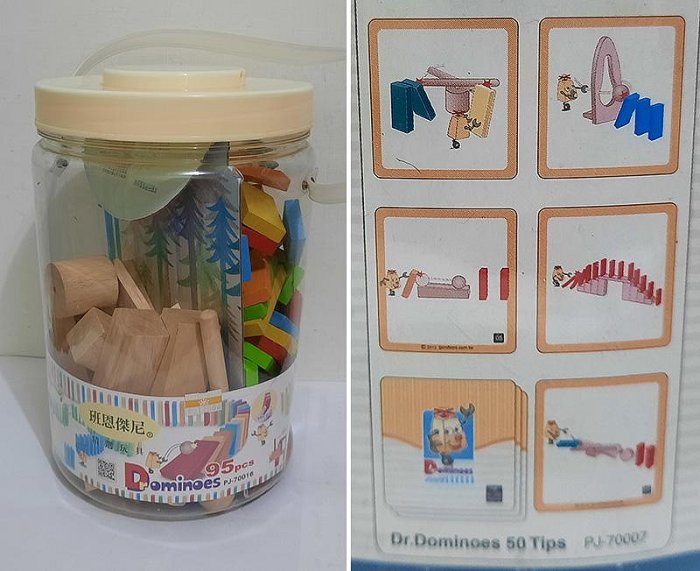 班恩傑尼 Drominoes 骨牌益智木製積木玩具組(PJ-70016)
