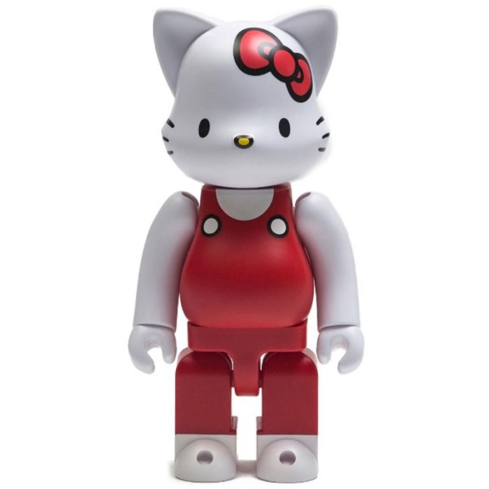 Bearbrick Hello Kitty Generation 70's 100% & 400% Set White