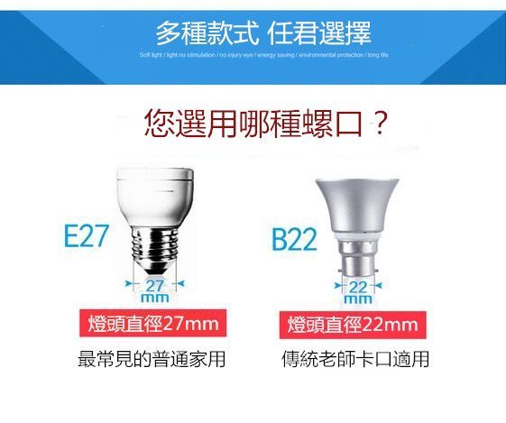 110V led燈泡3W 5W 7W 9W E27 螺口B22超亮球泡室內燈節能燈 另有220V燈泡