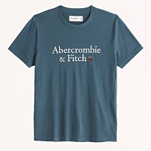 【A&F男生館】【Abercrombie LOGO麋鹿刺繡短袖T恤】☆【AF008R8】(S)