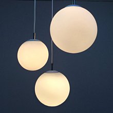 生活大發現-DIY-奶白球吊燈 直徑30cm (Glashtte Limburg) 復古風 設計師燈款 複刻版LA-00