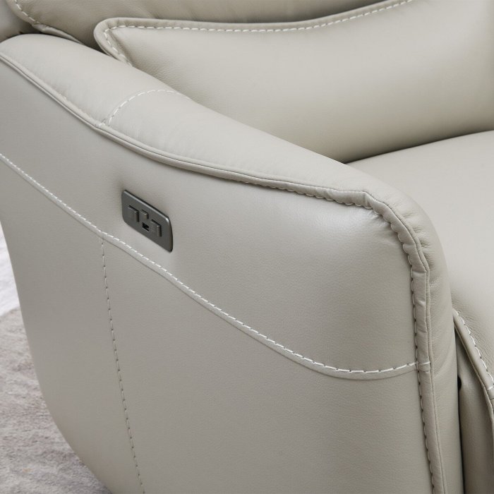 💓好市多代購/可協助售後💓 Simon Li 牛皮電動躺椅 電動頭枕和電動腳靠 座椅表面採頭層牛皮 含安裝服務