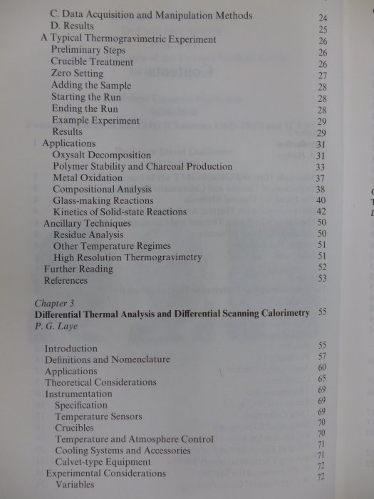 【月界】Principles of Thermal Analysis and Calorimetry〖大學理工醫〗AGW