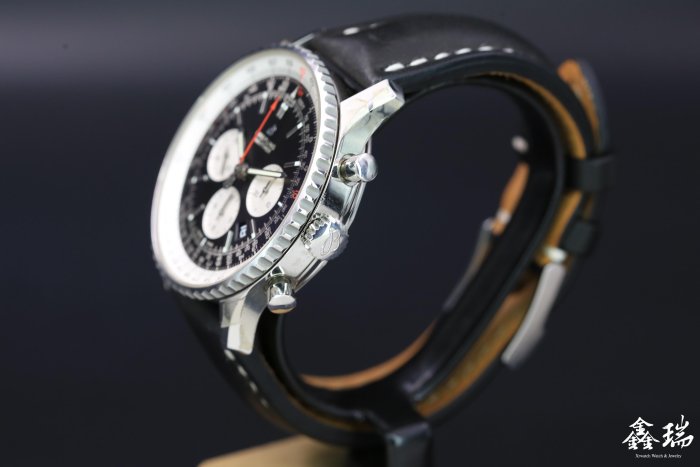 【鑫瑞鐘錶】Breitling 百年靈 Navitimer B01 AB0127211B1X1 透背 46mm 盒單全