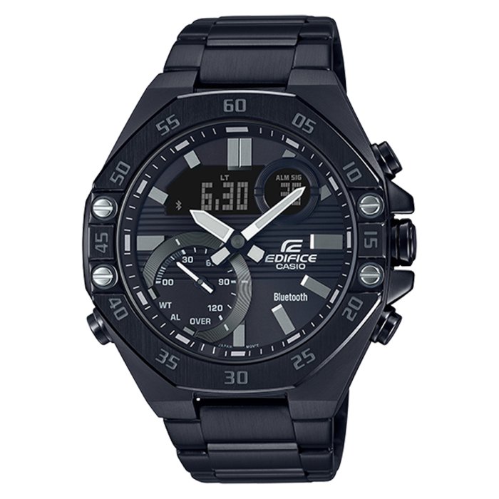 CASIO 卡西歐 手錶專賣店 國隆 ECB-10DC-1A EDIFICE 藍牙智慧錶款 手機藍牙連線功能 男錶