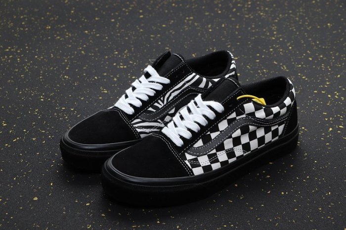 vans old skool 黑白 陰陽 虎紋 棋盤格 麂皮 comfycush大底 輕量化 舒適 緩震 滑板鞋