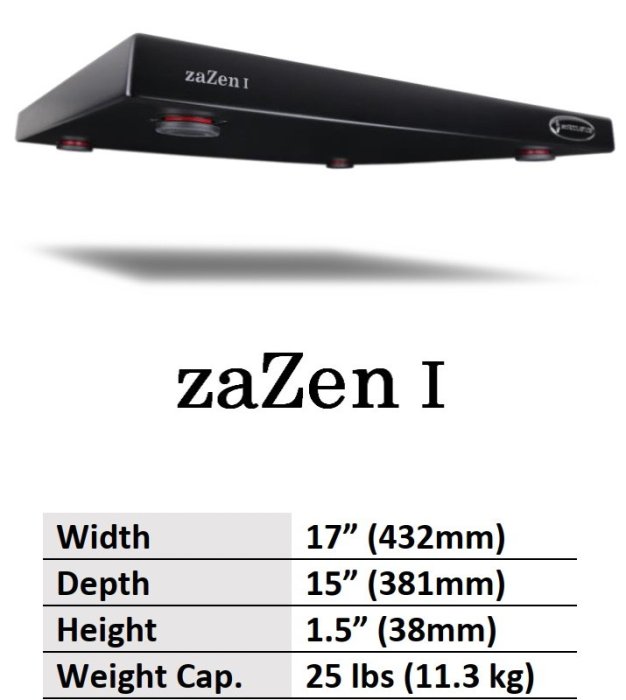 【公司貨】免運 保固一年 IsoAcoustics zaZen I 撥放器專用墊 唱盤架 唱片 喇叭架 喇叭墊 避震墊