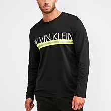 ☆【CK男生館】☆【Calvin Klein亮銀+LOGO印圖長袖T恤】☆【CK002N2】(S-M-L)