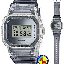 【台灣CASIO原廠公司貨】G SHOCK DW-5600SK-1 半透明材質經典款【天美鐘錶店家直營】【下殺↘超低價】