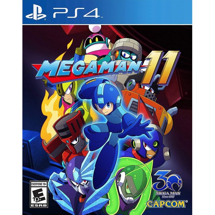 (現貨全新) PS4 洛克人 11：命運的齒輪！！ 中英日文美版 MEGAMAN 11