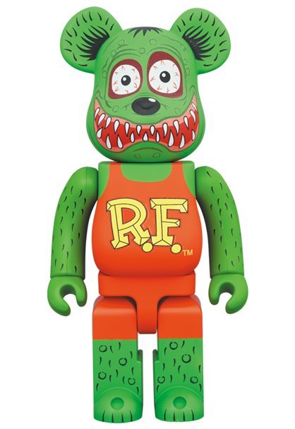 BEETLE BE@RBRICK RAT FINK 芬客鼠 老鼠芬克 BEARBRICK 100% 400%