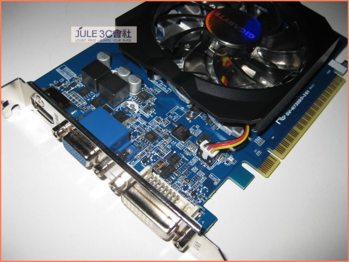 JULE 3C會社-技嘉 GT730 DDR5 2G N730D5-2GI/三螢幕/超耐久/全新/PCIE 顯示卡