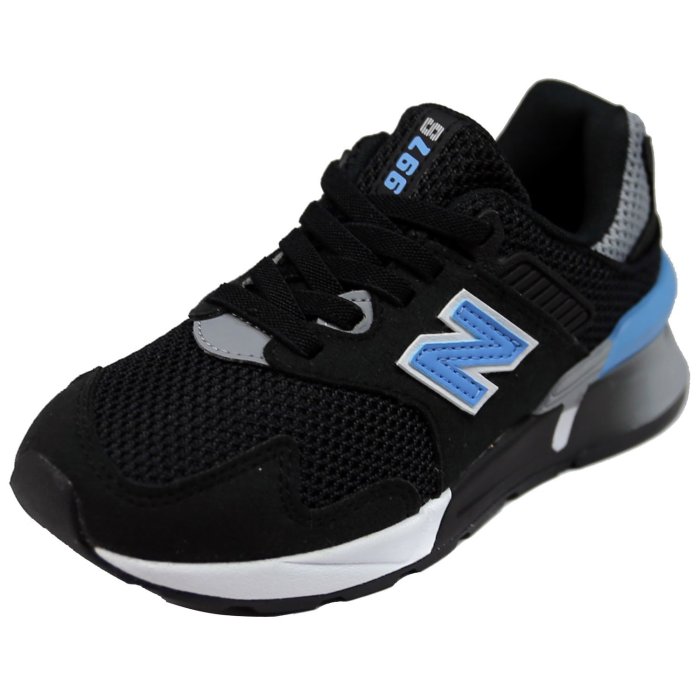 鞋大王New Balance PH997JKD 黑色 997彈性鞋帶運動鞋(童鞋)【特價出清】833NB 免運費