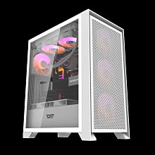 小白的生活工場*【darkFlash大飛】DRX70 網狀 ATX 電腦機殼(黑/白)可以選