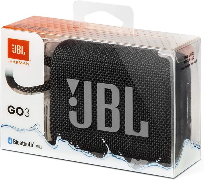 平廣 店可試聽 JBL GO3 黑橘色 藍芽喇叭 台灣公司貨保 5小防水IP67 喇叭 GO 3 另售 耳機 100