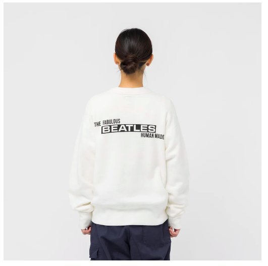 HUMAN MADE BEATLES TSURIAMI SWEATSHIRT 大學Tee HM25CS014。太陽選物