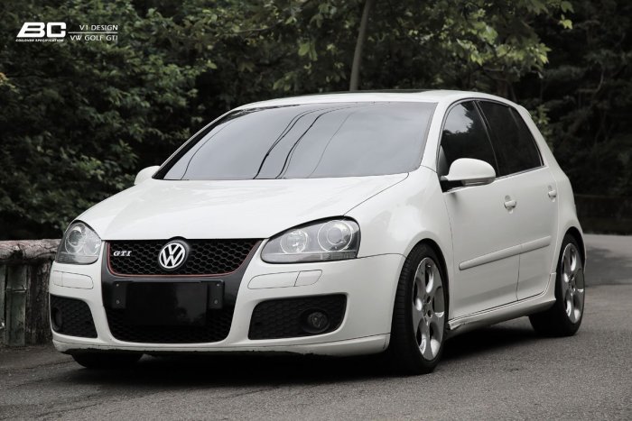 BC避震器 V1街道版  VW GOLF/GTI V 五代 MK5 30段阻尼軟硬、桶身高低可調