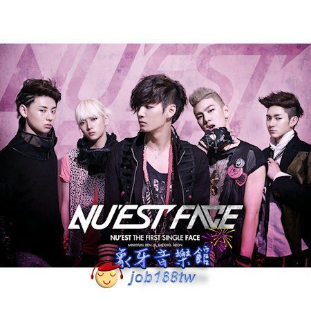 【象牙音樂】韓國人氣團體-- NU'EST 1st Single Album - Face