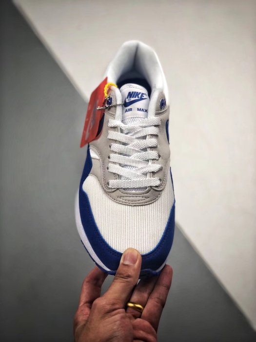 Nike Air Max1 OG 白藍 透氣 麂皮 氣墊 透氣 復古 低幫 慢跑鞋 908375-102 男女鞋