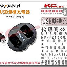 凱西影視器材【 ROWA 樂華 NP-FZ100 用 USB 雙槽 充電器 】A9 A7RIII A7 III