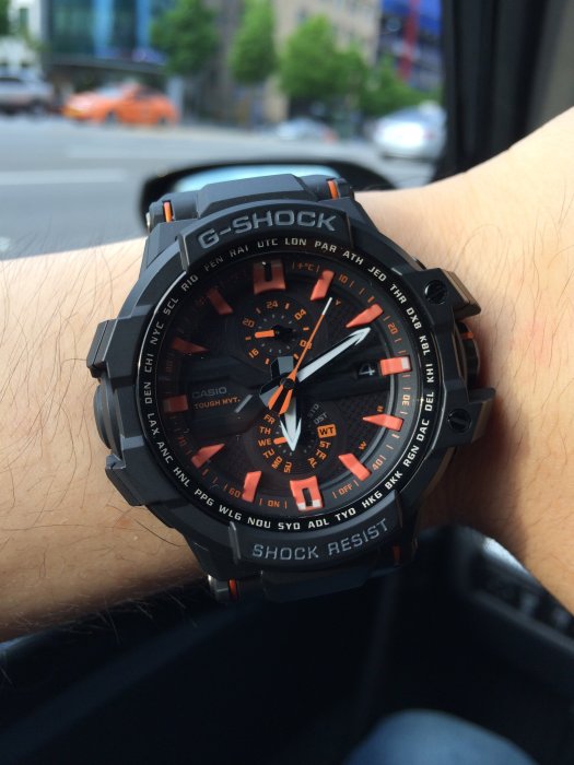 金台鐘錶】CASIO 卡西歐G-SHOCK 太陽能電波錶(台灣公司貨) GW-A1000FC