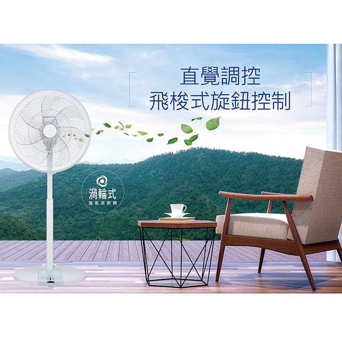 台灣三洋 SANLUX EF-P16DK1 電風扇 16吋 公司貨 DC遙控 無線搖控 10段風速調整 金屬中柱