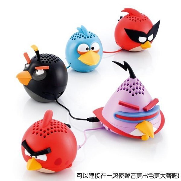 《電氣男》Angry Birds Mini Speaker 憤怒鳥迷你系列重低音喇叭-憤怒黑鳥 Black Bird