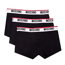 ☆【MS男生館】☆【MOSCHINO UNDERWEAR四角內褲】☆【MSU001A1】☆(L)三件組