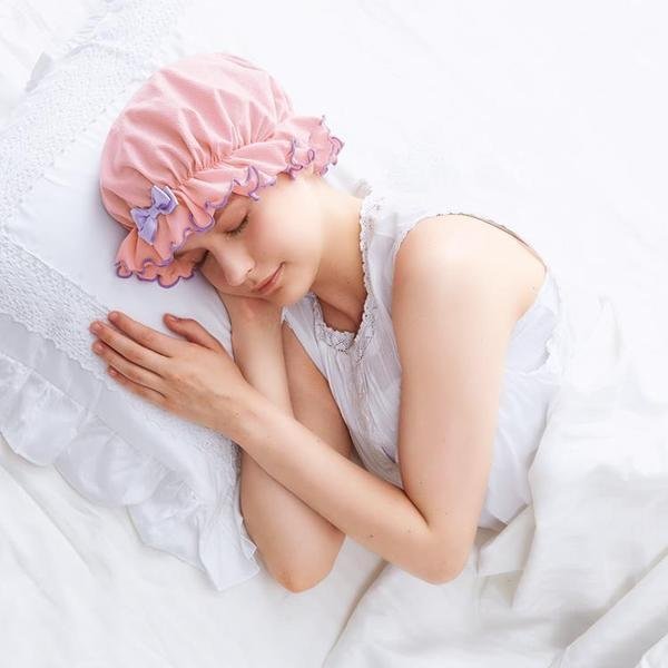 【寶寶王國】日本【COGIT】晚安美髮帽 保濕美容美髮帽