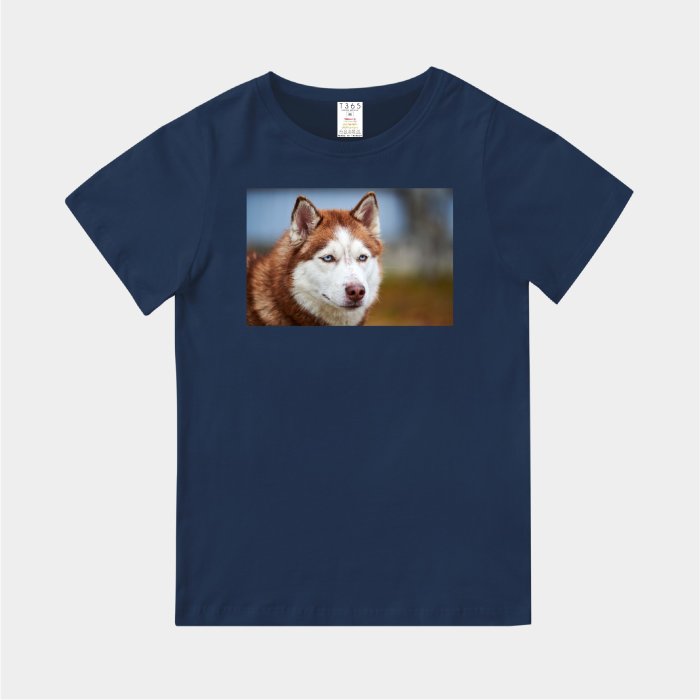 T365 MIT 親子 童裝 情侶 T恤 T-shirt 短T 狗 DOG 汪星人 哈士奇 二哈 Husky 毛孩