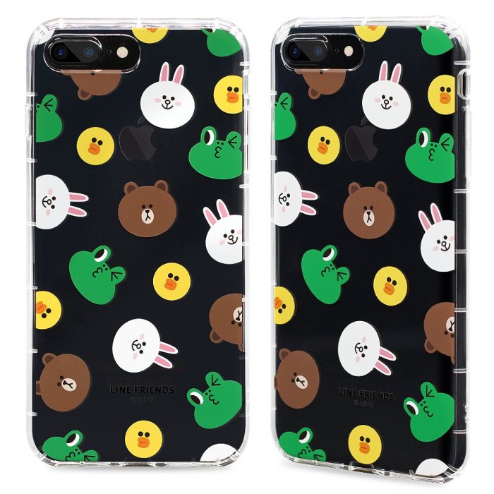 Line Friends 蘋果 iPhone 6/6S 4.7吋-空壓氣墊防摔保護軟殼 i6/i6s