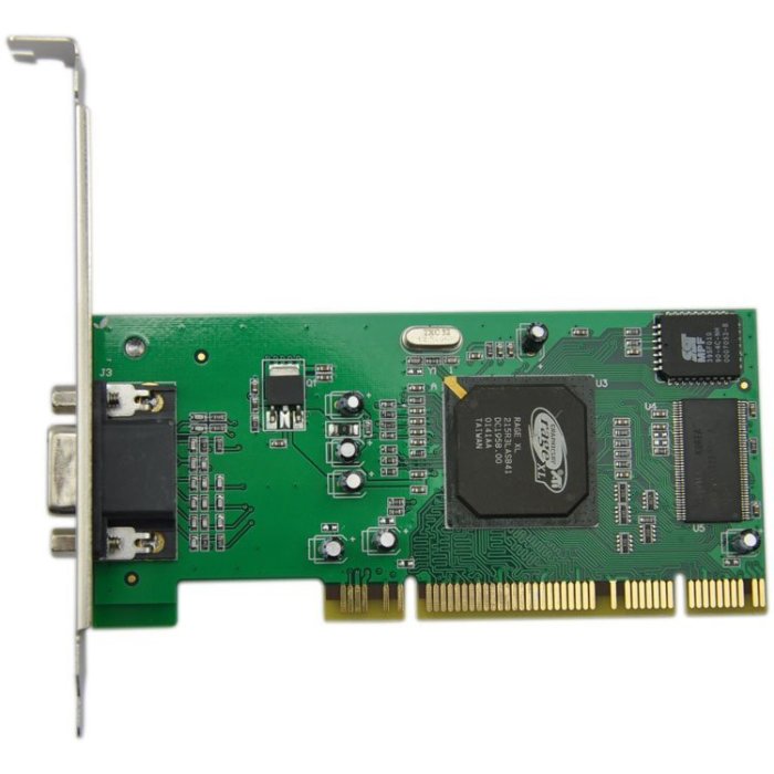 5Cgo【現貨】全新ATI Rage XL PCI 8MB拖機/伺服器/工控電腦獨立顯示卡15pin VGA台灣芯片含稅