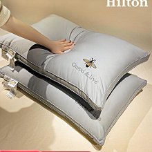 盛世希爾頓五星級酒店枕頭枕芯抗菌護頸椎助睡眠家用單雙人一對裝
