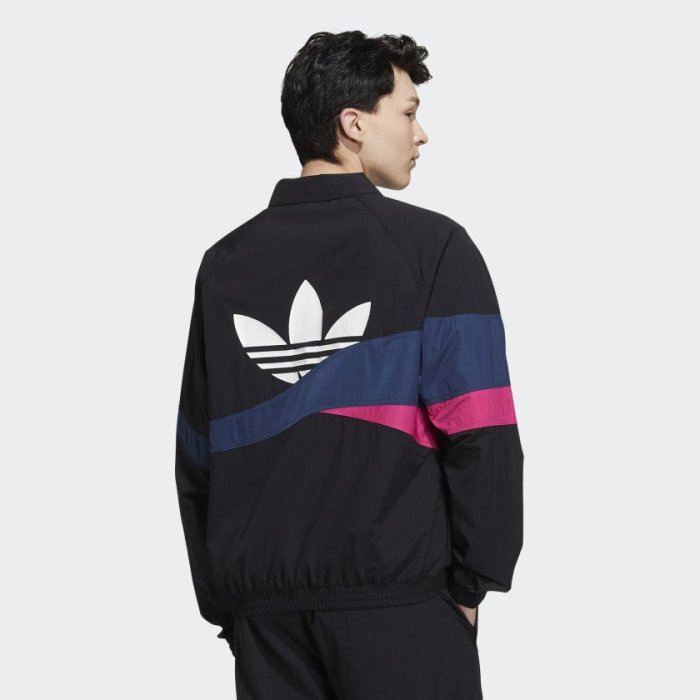 【豬豬老闆】ADIDAS OG TRACK JACKET 拼接 防風 立領外套 男款 黑H46698 藍綠 H46699