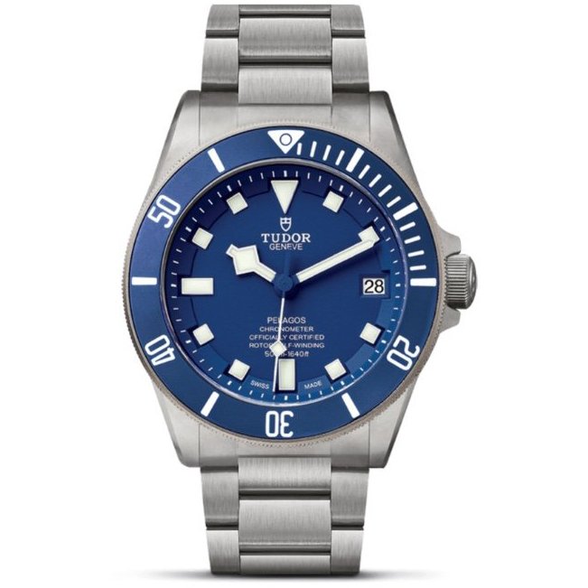 全新 TUDOR M25600TB-0001 PELAGOS 帝舵 機械錶 42mm 鈦金屬 藍面盤 25600