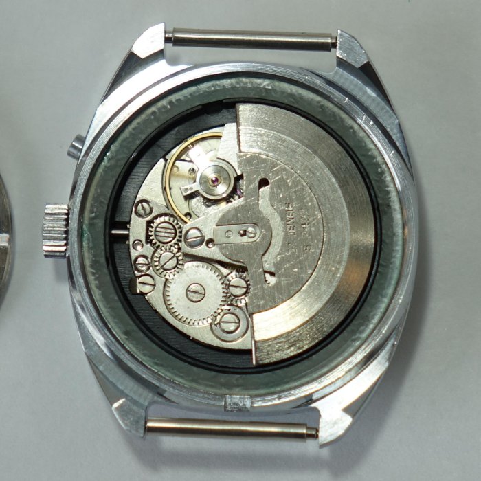 早期 / 蘇聯名錶 Slava (Craba)  / 鍍金自動上鏈機械錶 / 庫存新錶【一元起標】