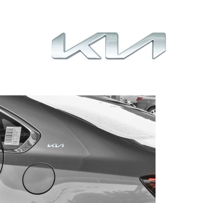 起亞 KN K5 K3 Sportage Picanto Ceed RIO 3 4 汽車後保險槓行李箱配件的 3D 金屬