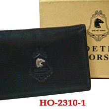 【菲歐娜】2052-(特價拍品) (哥德馬)牛皮名片夾(黑)HO-2310-1