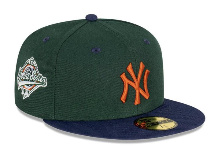 New Era MLB 澳洲線 NY Yankees Seasonal 59Fifty 深綠色/深藍紐約洋基帽