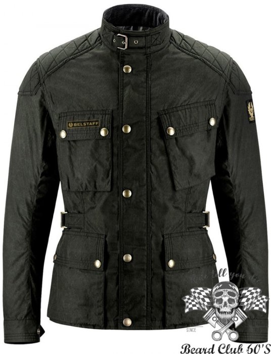 ♛大鬍子俱樂部♛ Belstaff ® McGee 英國 貝克漢 復古 蠟棉 哈雷 重機 防摔 防水 夾克 黑色