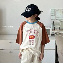 S~XL ♥上衣(棕色) CREAM BBANG-2 24夏季 CBG240418-016『韓爸有衣正韓國童裝』~預購